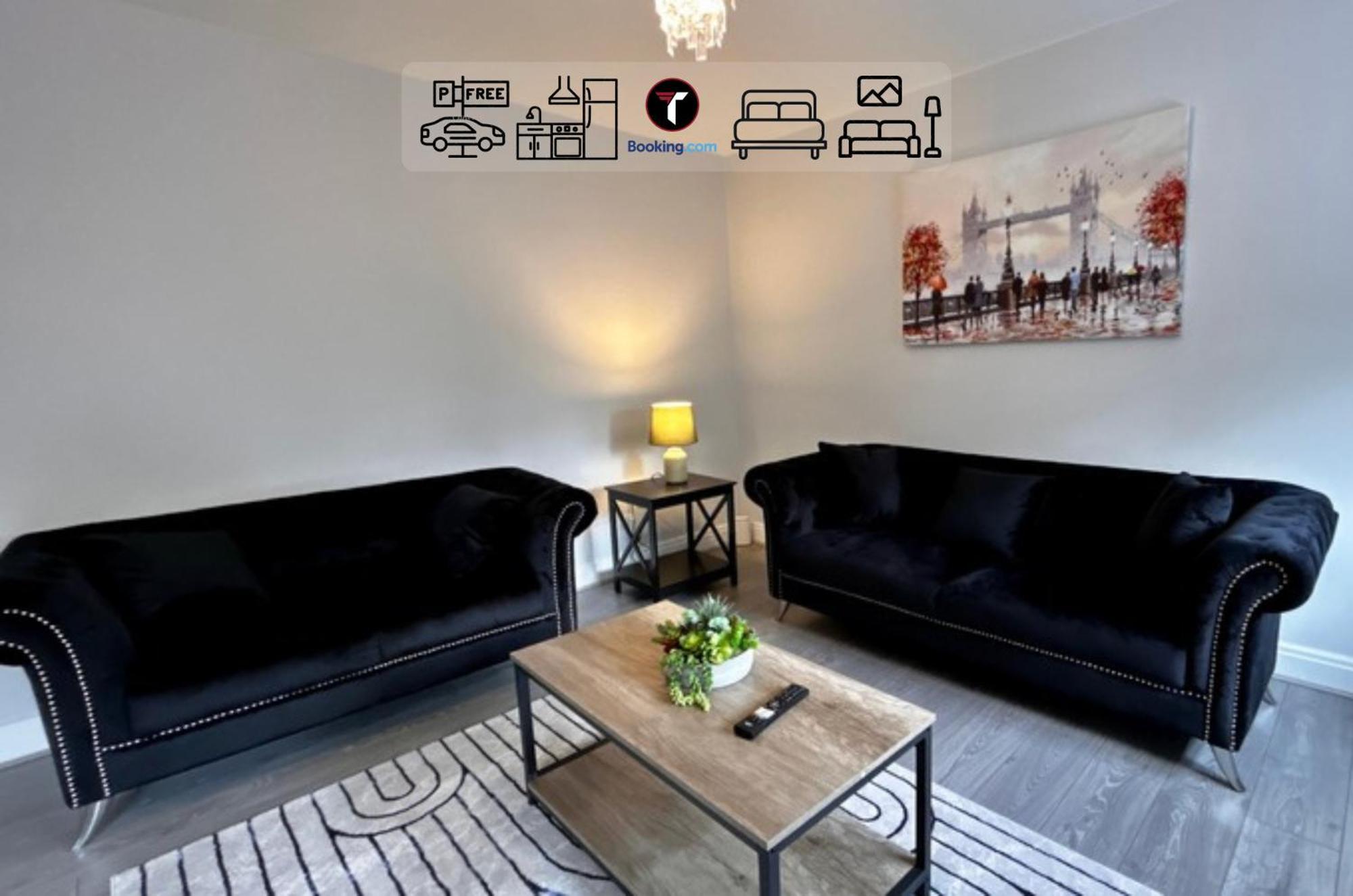 Spacious 4 Bedroom By Tara Stays Short Lets & Serviced Accommodation Aldershot With Free Wifi & Garden Eksteriør billede